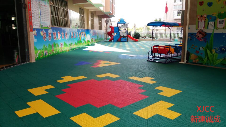 珠海市大量供应幼儿园PVC塑胶地板-新建诚成